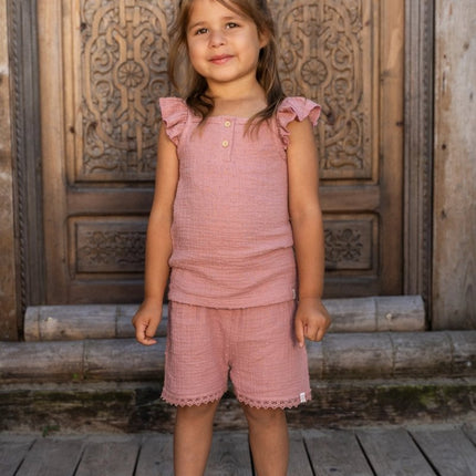 Korte broek Pink Blush koop je bij Babywinkel