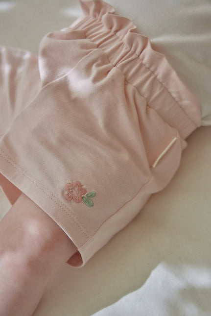 Korte broek roze Blossom koop je bij Babywinkel