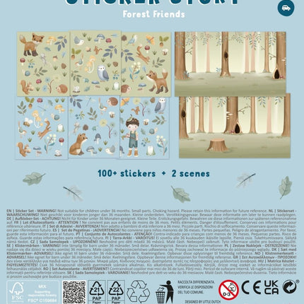 LD Stickerset Forest Friends koop je bij Babywinkel