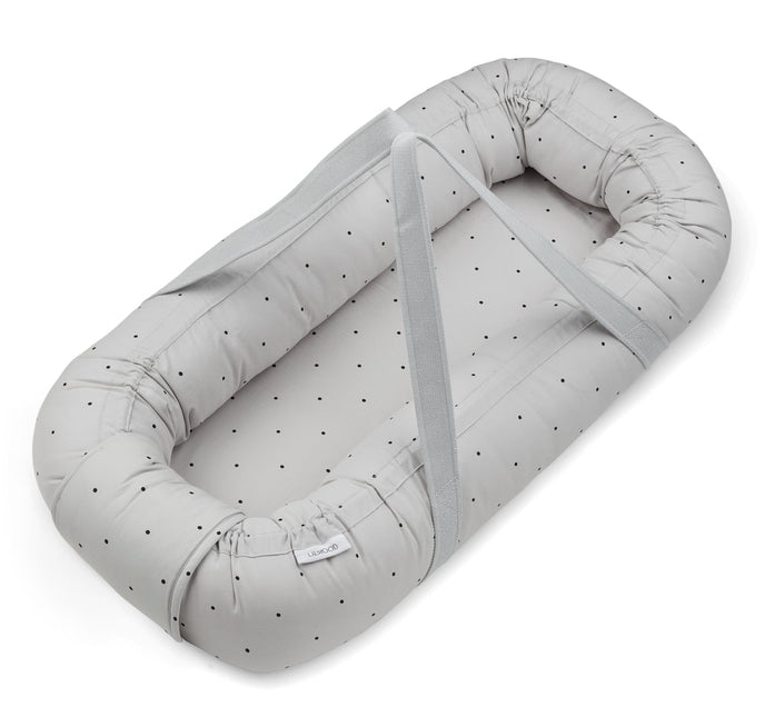 Liewood Babynestje Gro Classic Dot Dumbo Grey - Liewood - Babywinkel - 5713370008013