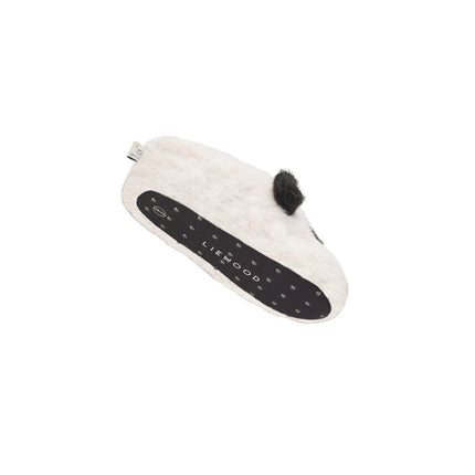 Liewood Babyslofjes Aviaja Panda Sandy/ Dark Grey - Babywinkel - 5715493534813