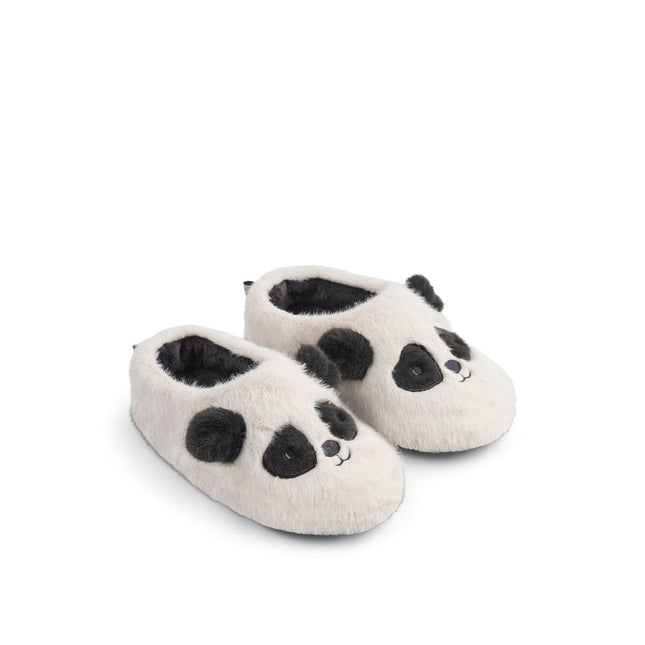 Liewood Babyslofjes Aviaja Panda Sandy/ Dark Grey koop je bij Babywinkel