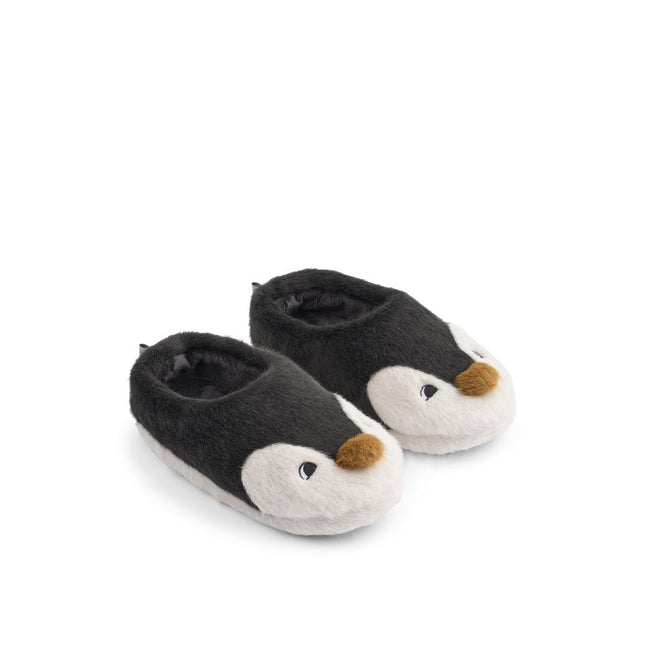 Liewood Babyslofjes Aviaja Penguin Sandy/ Dark Green - Babywinkel - 5715493534578