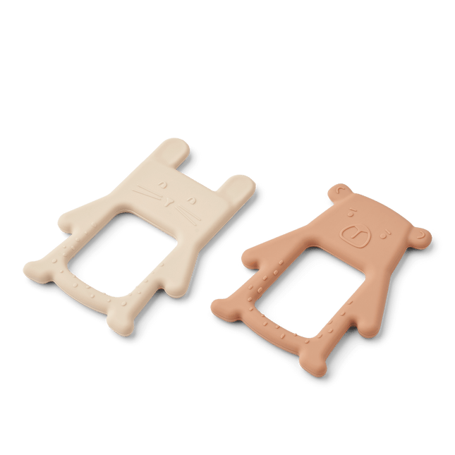 Liewood Bijtring Jonathan Classic 2 - Pack Tuscany Rose / Apple Blossom - Liewood - Babywinkel - 5715493377496