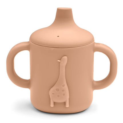 Liewood Drinkbeker Amelio Giraffe Tuscany Rose - Liewood - Babywinkel - 5715493135072