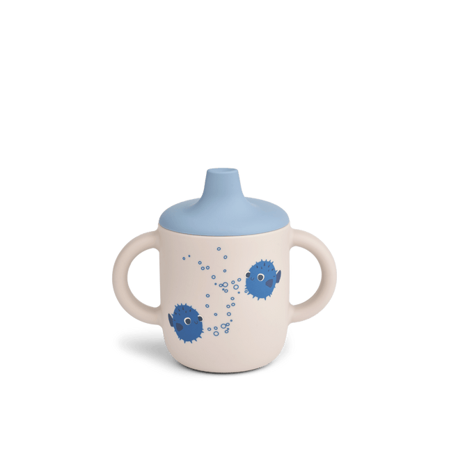 Liewood Drinkbeker Neil Pufferfish / Sandy koop je bij Babywinkel