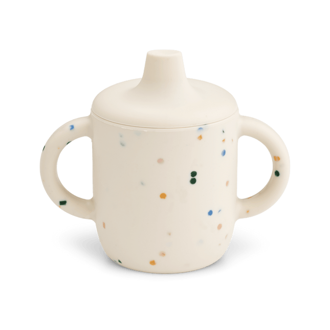 Liewood Drinkbeker Neil Sippy Cup Splash Dots Sea Shell - Liewood - Babywinkel - 5715493246457