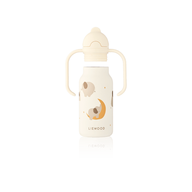 Liewood Kimmie Waterfles Elephant / Creme de la creme 250ml koop je bij Babywinkel
