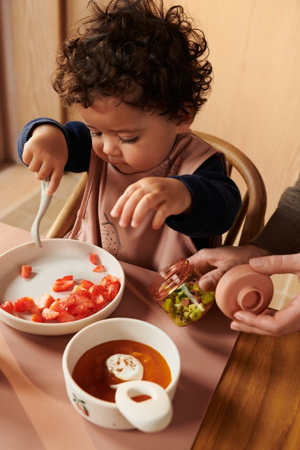 Liewood Kinderservies Set Vivi Peach/ Sea Shell - Liewood - Babywinkel - 5715335086326