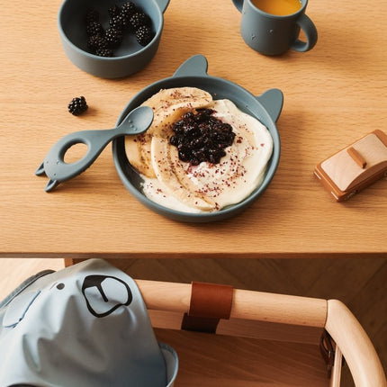 Liewood Kinderservies Set Vivi Whale Blue koop je bij Babywinkel