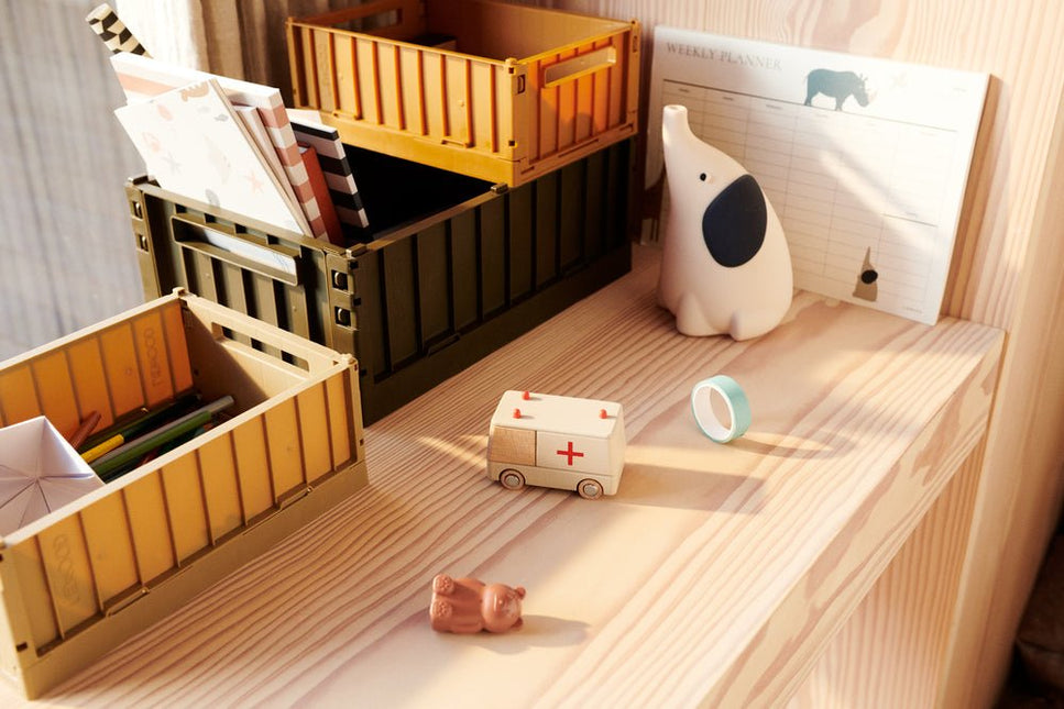 Liewood Opbergbakjes Weston Army Brown 36Cm 2St koop je bij Babywinkel