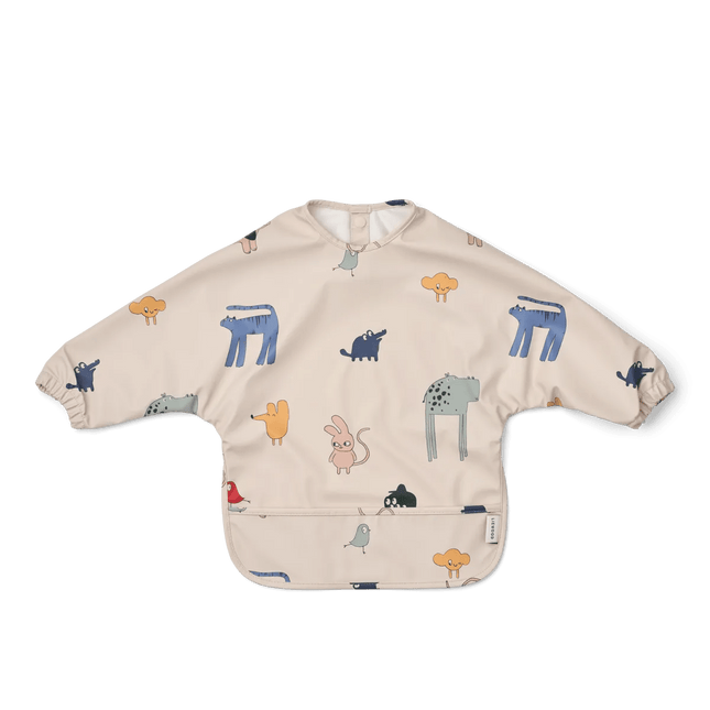 Liewood Slabbetje Imagine / Sandy Lange Mouwen koop je bij Babywinkel