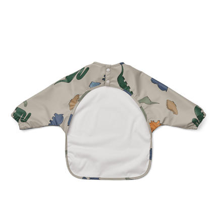 Liewood Slabbetje Merle Printed Cape Dinosaurs / Mist - Liewood - Babywinkel - 5715493377137