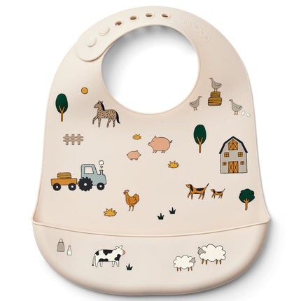 Liewood Slabbetje Tilda Farm/Sandy 2St - Liewood - Babywinkel - 5715493152338