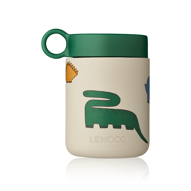 Liewood Thermos Bakje Kian Dinosaurs / Mist - Liewood - Babywinkel - 5715493372835