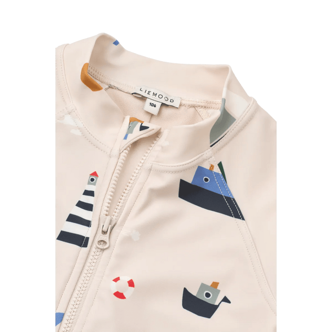 Liewood Zwempak Kind Max Sailing / Sandy koop je bij Babywinkel