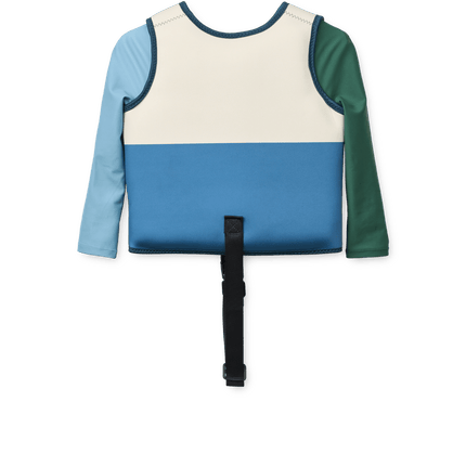 Liewood Zwemvest Dove Met Mouwen Riverside Multi Mix koop je bij Babywinkel