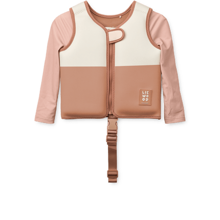 Liewood Zwemvest Dove Met Mouwen Tuscany Rose Multi Mix koop je bij Babywinkel