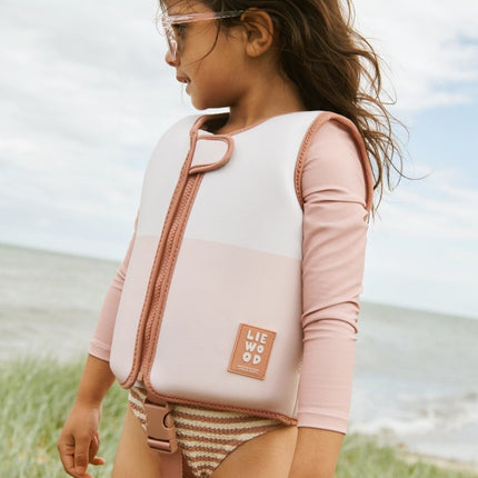 Liewood Zwemvest Dove Met Mouwen Tuscany Rose Multi Mix koop je bij Babywinkel