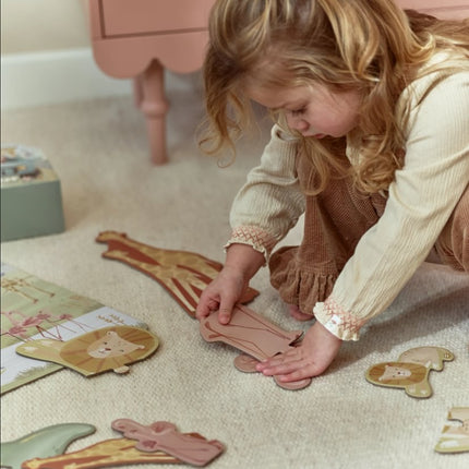 Little Dutch 6 in 1 Puzzel Safari koop je bij Babywinkel