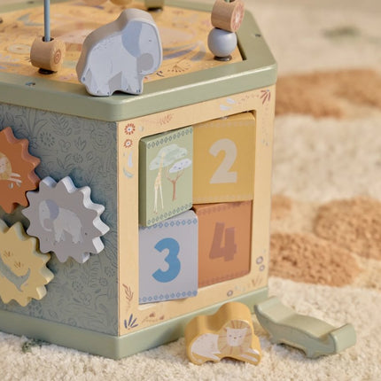 Little Dutch Activiteitenkubus Safari koop je bij Babywinkel