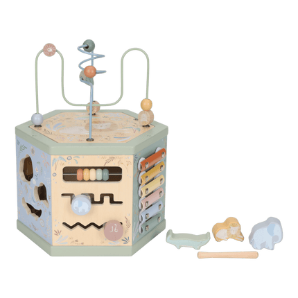Little Dutch Activiteitenkubus Safari koop je bij Babywinkel