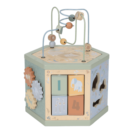 Little Dutch Activiteitenkubus Safari koop je bij Babywinkel