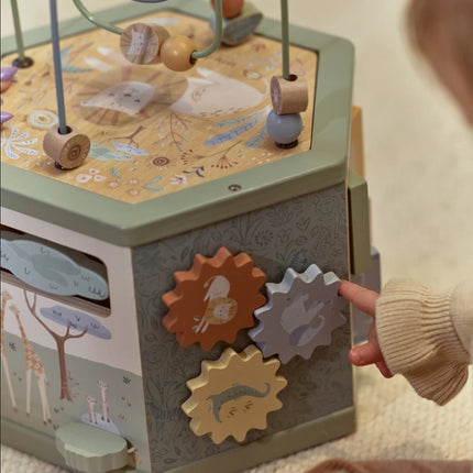 Little Dutch Activiteitenkubus Safari koop je bij Babywinkel