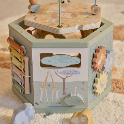 Little Dutch Activiteitenkubus Safari koop je bij Babywinkel