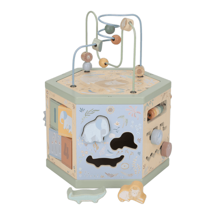 Little Dutch Activiteitenkubus Safari koop je bij Babywinkel