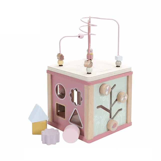 Little Dutch Activiteitenkubus Wild Flowers - Little Dutch - Babywinkel - 8713291771147