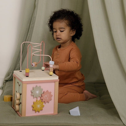 Little Dutch Activiteitenkubus Wild Flowers - Little Dutch - Babywinkel - 8713291771147