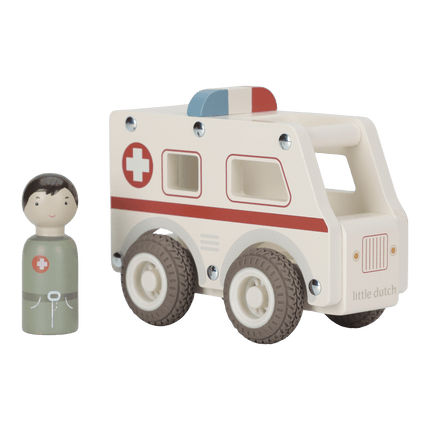 Little Dutch Ambulance Met Pegdoll koop je bij Babywinkel
