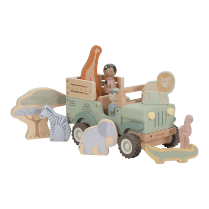 Little Dutch Auto Met Dieren Safari koop je bij Babywinkel