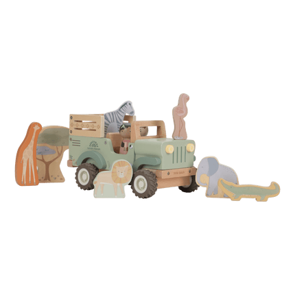 Little Dutch Auto Met Dieren Safari koop je bij Babywinkel
