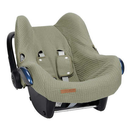 Little Dutch Autostoelhoes 0+ Pure Olive - Little Dutch - Babywinkel - 8719638748919