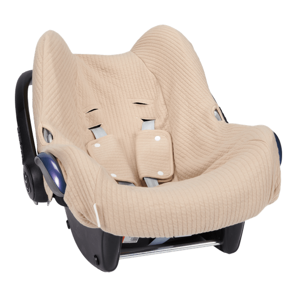 Little Dutch Autostoelhoes Hoes 0+ Pure Beige - Little Dutch - Babywinkel - 8720847023513