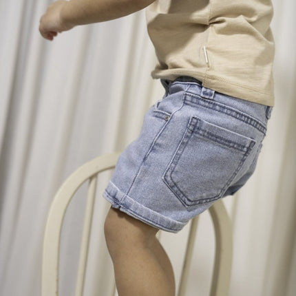 Little Dutch Baby Broekje Kort Denim - Little Dutch - Babywinkel - 8720847026026