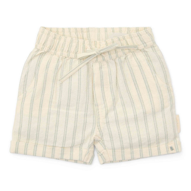 Little Dutch Baby Broekje Kort Forest Green Stripe koop je bij Babywinkel