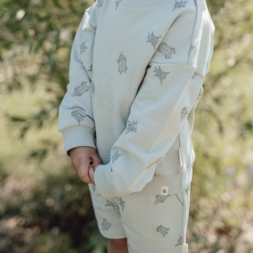 Little Dutch Baby Broekje Kort Forest Mint Bugs koop je bij Babywinkel