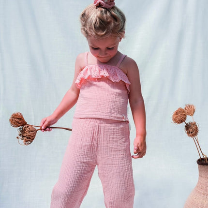 Little Dutch Baby Broekje Mousseline Flower Pink - Little Dutch - Babywinkel - 8720847027573
