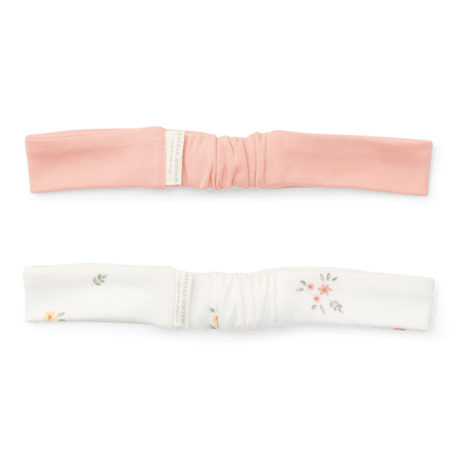 Little Dutch Baby Haarbandje White Meadows/Flower Pink 2St koop je bij Babywinkel