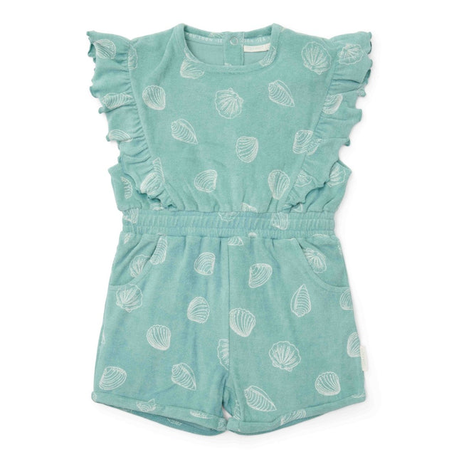 Little Dutch Baby Jumpsuit Ocean Treasures Surf Blue - Babywinkel - 8721122575444