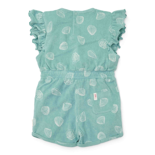 Little Dutch Baby Jumpsuit Ocean Treasures Surf Blue - Babywinkel - 8721122575444