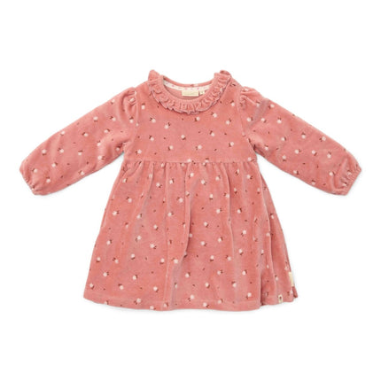Little Dutch Baby Jurkje Lange Mouwen Warm Rose Flowers - Little Dutch - Babywinkel - 8720986875844