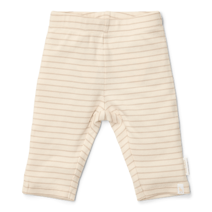 Little Dutch Baby Legging Soft Beige Stripe koop je bij Babywinkel