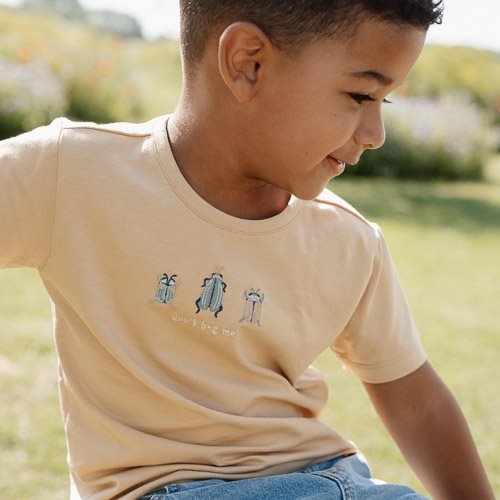 Little Dutch Baby Shirt Korte Mouw Almond - Babywinkel - 8721122575772