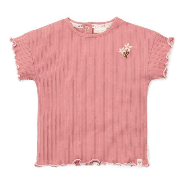Little Dutch Baby Shirt Korte Mouw Pink Blush - Babywinkel - 8721122577301