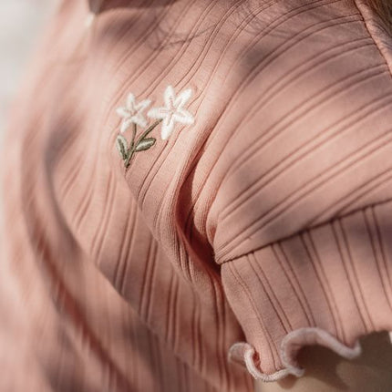 Little Dutch Baby Shirt Korte Mouw Pink Blush - Babywinkel - 8721122577301