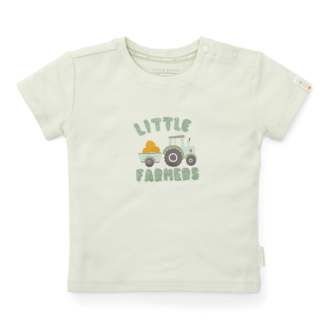 Little Dutch Baby Shirt Korte Mouwen Farm Green - Little Dutch - Babywinkel - 8720847025609